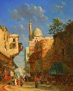 Alexandre Defaux The Bazaar oil painting reproduction